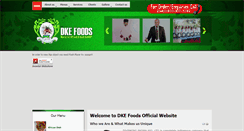 Desktop Screenshot of dkefoods.com
